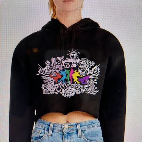 Dancers Crop Sweatshirt or Hoodies - Picture 1 of 5